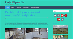 Desktop Screenshot of projectdynamite.com